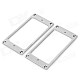 SYQ-07Y Copper Electric Guitar Pickup Frames - Silver (Pair)