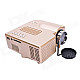 Geekwire LP-4A Portable FHD 1080P LED Projector w/ HDMI, VAG, USB 2.0, AV, SD - Golden (US Plug)