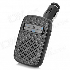 WQ-2 Bluetooth v4.0 Car Hands-Free Device Supports A2DP - Black (DC 12~24V)