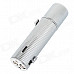 COHIBA 5356B Fashion Zinc Alloy Three Holes Strong Fire Gas lighter - Silver