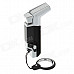 COHIBA H023B Super Fire Windproof Butane Jet Flame Lighter - Black + Silver