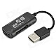 Multi-Function USB 2.0 Card Reader w/ SD / MS / Micro SD / TF / M2 - Black