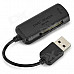 Multi-Function USB 2.0 Card Reader w/ SD / MS / Micro SD / TF / M2 - Black