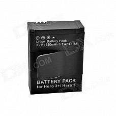 Fat Cat AHDBT-302 High Capacity 1650mAh Li-ion Replacement Battery for GoPro Hero 3+ / Hero3 Series