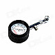 High Precision Mechanical type Tire Pressure Gauge - Black + Silver