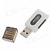 USB 2.0 Micro SD / TF Card Reader - White + Translucent Black (Max. 32GB)