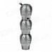 Stylish LED Eyes Skull Heads Pattern Gas Lighter - Silver (3 x LR621)