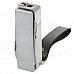 JOBON 4-in-1 Fashionable Multifunction Gas Lighter w/ Knife / Scissors / Nail file - Silver White