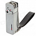 JOBON 4-in-1 Fashionable Multifunction Gas Lighter w/ Knife / Scissors / Nail file - Silver White