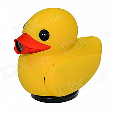 Duck Shaped 1080P 1.5" TFT 5.0 MP CMOS Car DVR Video Recorder / Mini USB / HDMI / TF Slot - Yellow