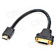 24K Gold Plating HDMI Male to DVI 24+5 Female Adapter Cable