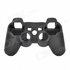 3-in-1 Protective Silicone Case for PS3 / PS3 Slim Controller - Black