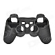 3-in-1 Protective Silicone Case for PS3 / PS3 Slim Controller - Black