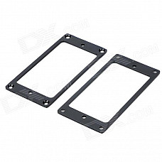 SYQ-07H Copper Electric Guitar Pickup Frames - Black (2 PCS)