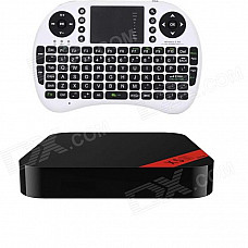 Ourspop New XII+i8 Air Mouse Quad-Core Android 4.2.2 Google TV Player w/ 2GB RAM / 8GB ROM EU Plug