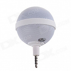 Roundness Style Portable Speaker for Iphone / Samsung / HTC / Motorola / Nokia - White