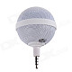 Roundness Style Portable Speaker for Iphone / Samsung / HTC / Motorola / Nokia - White