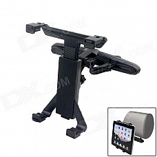 Universal Car Seat Pillow Mount Holder Bracket for Tablet PC - Black