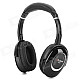 UCLEAR DUO HD Noise Cancelling Bluetooth Headphones w/ Microphone - Dark Red + Black