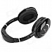 UCLEAR DUO HD Noise Cancelling Bluetooth Headphones w/ Microphone - Dark Red + Black