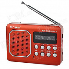 MOSON 306 1.6" LCD Screen Digital FM Radio / MP3 Player w/ TF