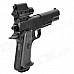 P355B 6mm Pistol Spring-load BB Gun Toy with Laser Sight and Blue Light Flashlight