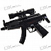 M96 Rechargeable 6mm Pistol BB Gun Toy with Laser Sight and Blue Light Flashlight