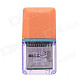 Multifunctional USB 2.0 Micro SD / TF Card Reader - Orange + Purple (Max. 32GB)