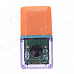 Multifunctional USB 2.0 Micro SD / TF Card Reader - Orange + Purple (Max. 32GB)