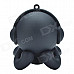 Y-32 Fashionable Cute Doll Style Music Baby Mini Rechargeable Speaker - Black