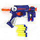 Children's Manual Soft Bullet Gun - Blue + Red + Grey + Yellow