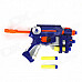 Children's Manual Soft Bullet Gun - Blue + Red + Grey + Yellow