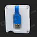 Multi-in-One USB 3.0 6-Slot SD / TF / MMC / RS-MMC Memory Card Reader - White