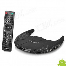 VS-ATV-106 UFO Style Dual-Core Android 4.2 TV Box w/ 1GB RAM / 8GB ROM / RJ45 / Wi-Fi / SD - Black