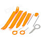 8-in-1 DIY Dismantle Tools Set for Car Video/Audio Navi System - Orange Yellow