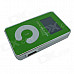 KD-MP3-11-DAIPING-LVSE 1.1" LCD MP3 Player w/ TF / Mini USB / 3.5mm Jack - Green + White