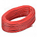 Hi-Fi OFC 12AWG Audio Transmission Speaker Connection Red / Black Cable (80m)