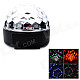 QT201-2 6-Color Spider Net Magic LED Ball Light w/ Remote Controller