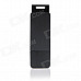 Super Speed USB 3.0 SD / Mini SD / SDHC / MMC Memory Card Reader - Black (Max. 64GB)