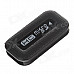 Retractable USB 2.0 Micro SD / TF Card Reader - Black (Max. 32GB)