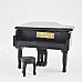 DEDO MG-346 Gifts Wooden Piano Music Box - Black