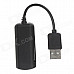 4-in-1 USB 2.0 Micro SD / TF Card Reader - Black (Max. 32GB)