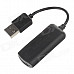 4-in-1 USB 2.0 Micro SD / TF Card Reader - Black (Max. 32GB)