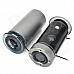 Cylinder Style USB 2.0 / 3.5mm Wired Bass 2.0-CH Speakers Set - Black + Deep Grey