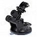 Universal Car Mounted Suction Cup PC Holder for GPS / 1/4" Camera / Gopro Hero 4/2 / 3 / 3 + - Black