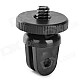 Universal 1/4" Mini Tripod Mount Adapter for Camera - Black