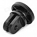 Universal 1/4" Mini Tripod Mount Adapter for Camera - Black