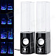 Dancing Water Speaker w/ RGB LED Light for Iphone / Ipad / PC / MP3 - Black