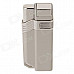 COHIBA H063B Fashionable Super Fire Windproof Butane Jet Flame Lighter - Silver