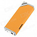 COHIBA H026A Super Fire Windproof Butane Jet Flame Lighter - Yellow + Silver